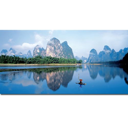 桂林山水风景画 桂林山水风景画自然风光青山绿水意境实拍摄影客 w274