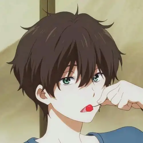 动漫头像冰菓折木奉太郎美少年滤镜