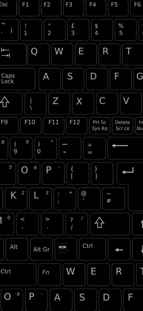 来分享一下键盘壁纸吧