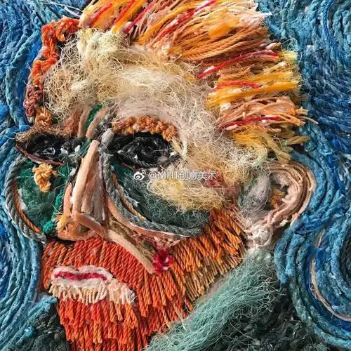 综合材料拼贴立体