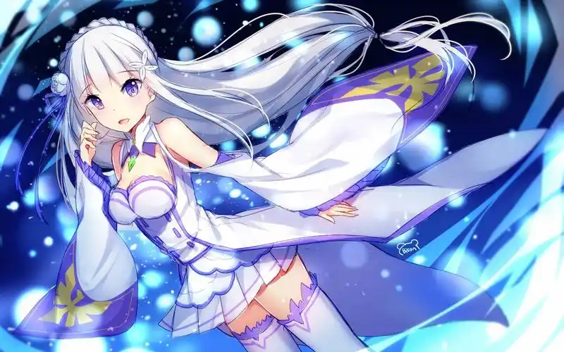 首页 桌面壁纸 卡通动漫 从零开始的异世界生活爱蜜莉雅同人壁纸合集