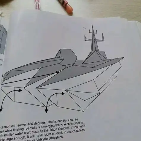 战艇折纸 手工折纸大全-蒲城教育文学网