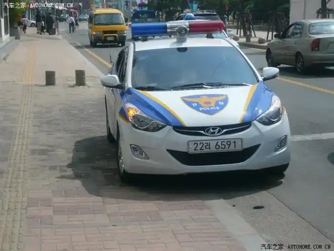 韩国的警车