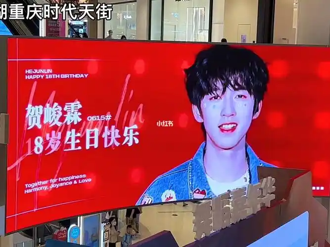 贺峻霖十八岁生日应援重庆