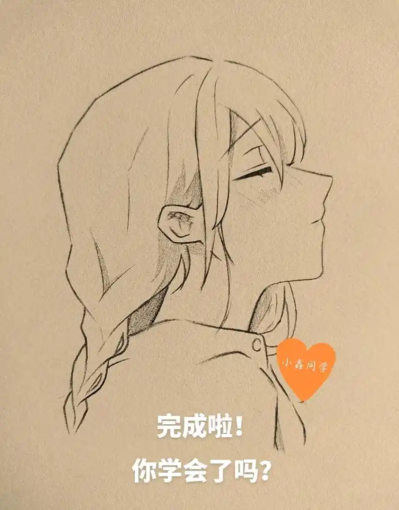 动漫女生人物绘画二次元 - 抖音