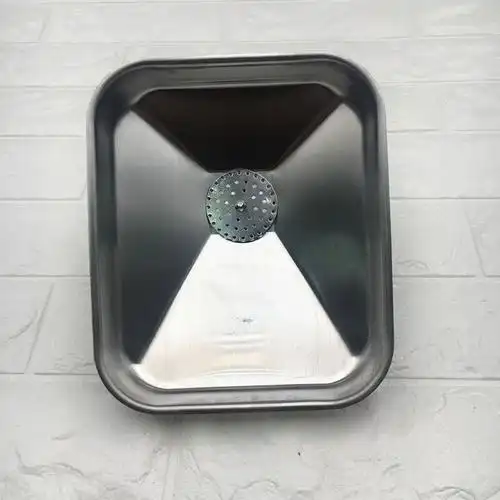 304不锈钢漏斗大口径工业漏斗酒漏油漏液体灌装大漏斗长方形 拉丝 长