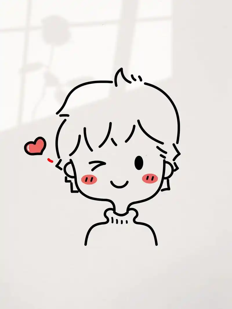 简笔画 #图文伙伴 - 抖音