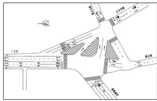城市老街区道路畸形交叉口的优化设计