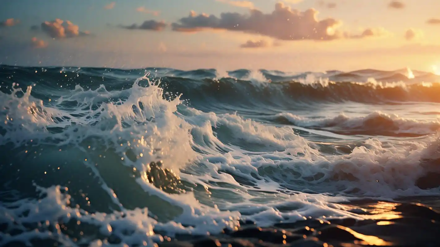 伤感大海壁纸,情绪涌动的深海画卷98 这组伤感大海壁纸,每一幅都像