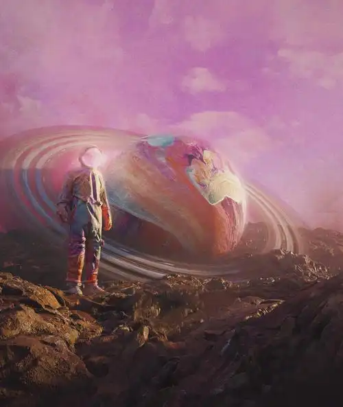 科幻大片既视感eliapellegrini超现实幻想场景插画作品