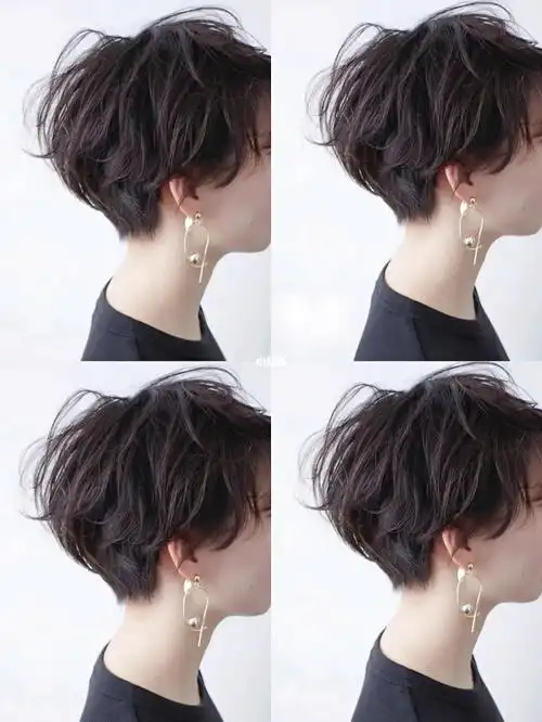 短发女生一定要烫的法式卷美哭了08