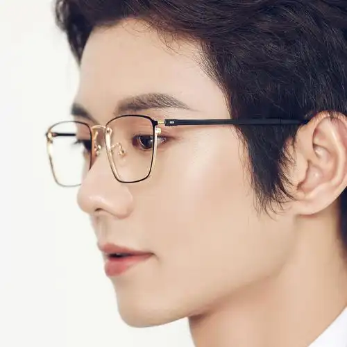 复古眼镜框男方框成品近视眼镜男防蓝光眼镜男商务斯文眼睛男变色