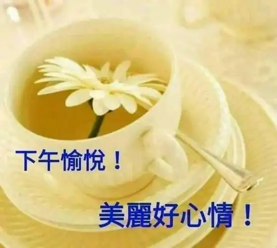 下午好好漂亮的动态图片问候祝福语