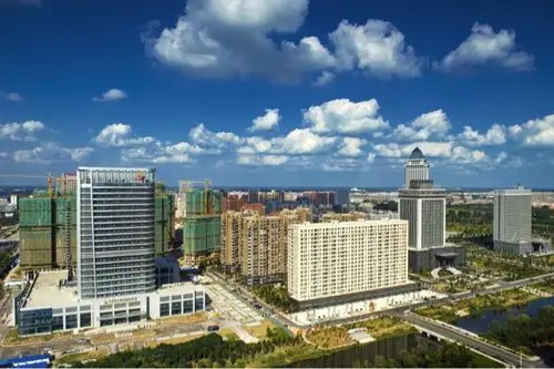 集行政,商业,教育为一体的新阜宁中心