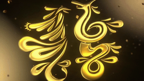 老凤祥黄金灵羽系列二龙凤牌