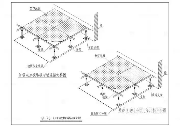 防雷接地节点施工图cad图纸