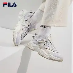 fila斐乐官方猫爪鞋复古运动鞋女2024春休闲鞋老爹鞋