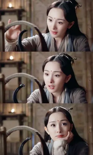 杨幂《三生三世十里桃花》【白浅】九尾白狐青丘帝姬,战神墨渊之徒,位