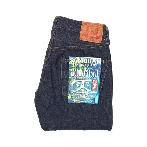 日本samurai jeans武士s5000vx21ozii zero系新款模型直筒牛仔裤