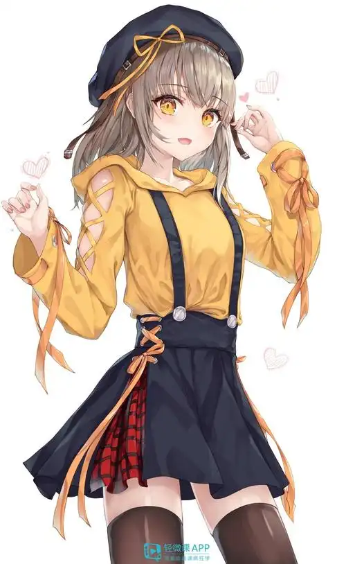 如何画卡通女孩的制服教你如何画女孩的制服