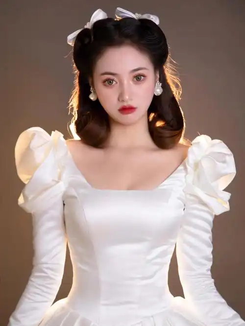 复古发型乱世佳人阜阳新娘跟妆造型