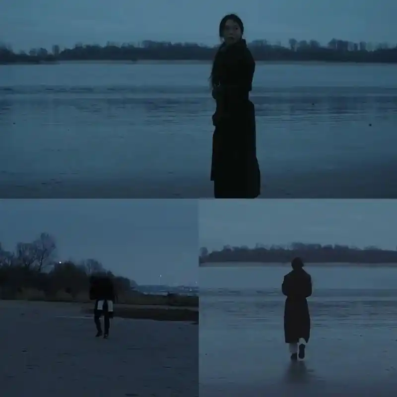 #金敏喜#独自在夜晚的海边 到目前为止关于爱情,只有一句话 - 抖音