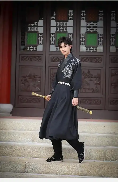 明朝汉服男装锦衣卫飞鱼服古装长袍表演服影视男锦衣之下同款武侠捕快