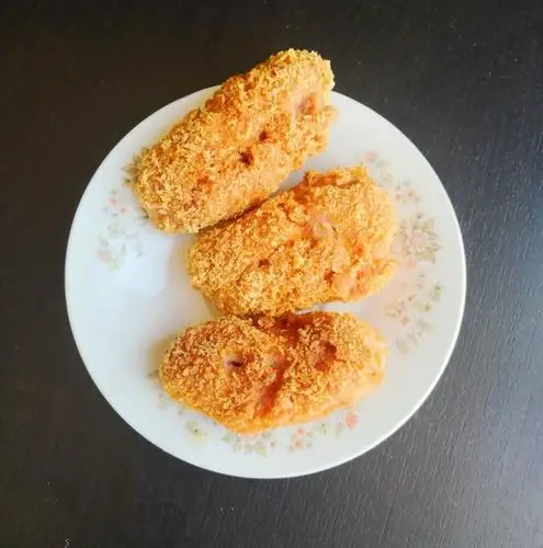 和风沉醉做的炸鸡翅中黄金面包糠鸡翅中