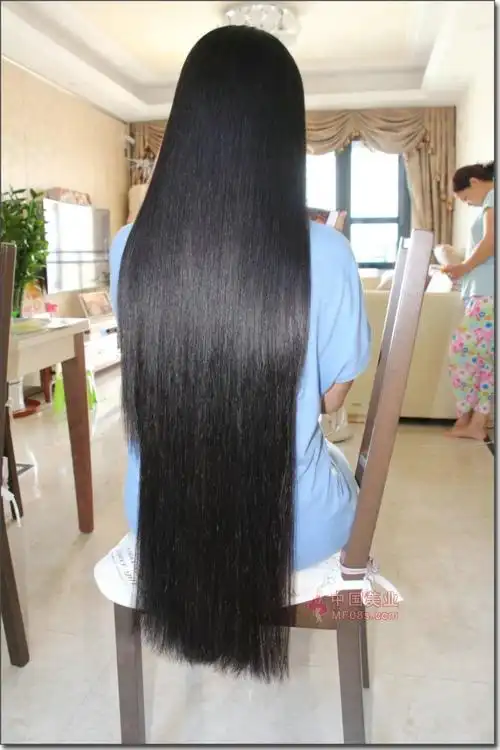 剪清纯可爱美女80公分漂亮长发发之美358