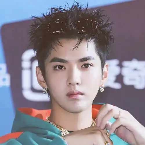 kris吴亦凡中国新说唱同款耳环嘻哈帅气潮人男百搭圆形耳圈情侣款