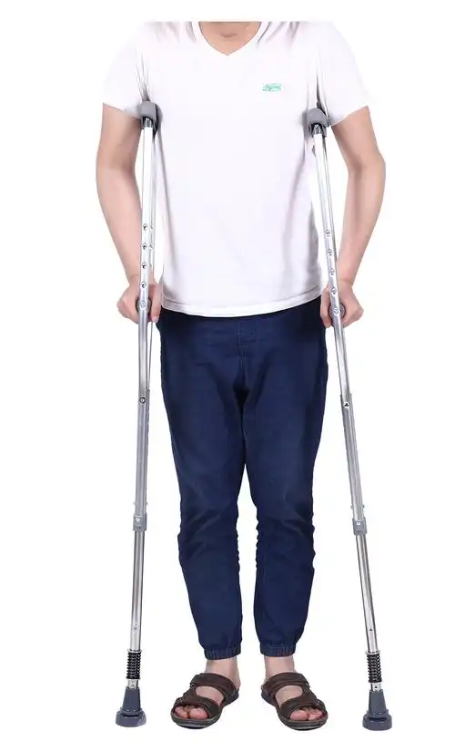 优跃 拐杖铝合金腋下双拐防滑可伸缩拐棍轻便老人老年人残疾人助行拐