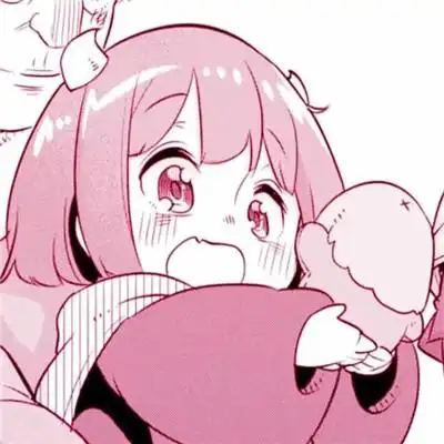 高清好看的可爱女头粉色系二次元图片_女生动漫头像_头像屋