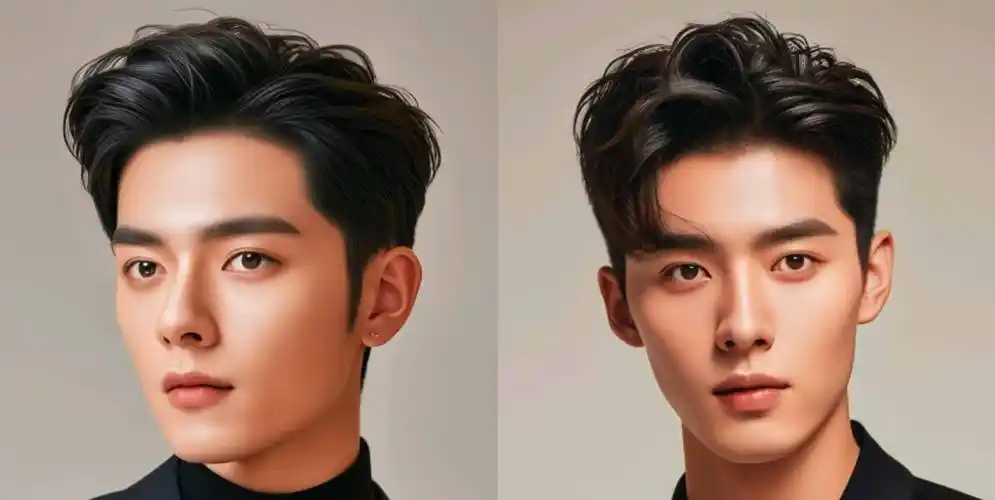 很多年轻男士都在做,很吸引女孩子_长度_中分_魅力