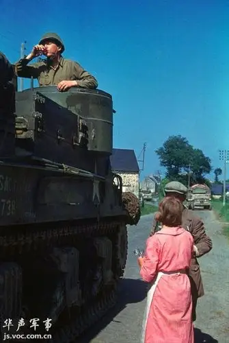 1944年,二战西南欧战场,高清彩照