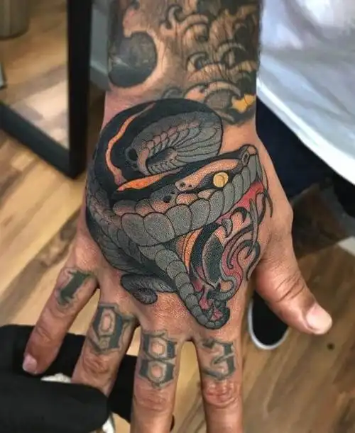 适合文在手背上的纹身图案手面上的图案流行的个性文身图样武汉老师傅