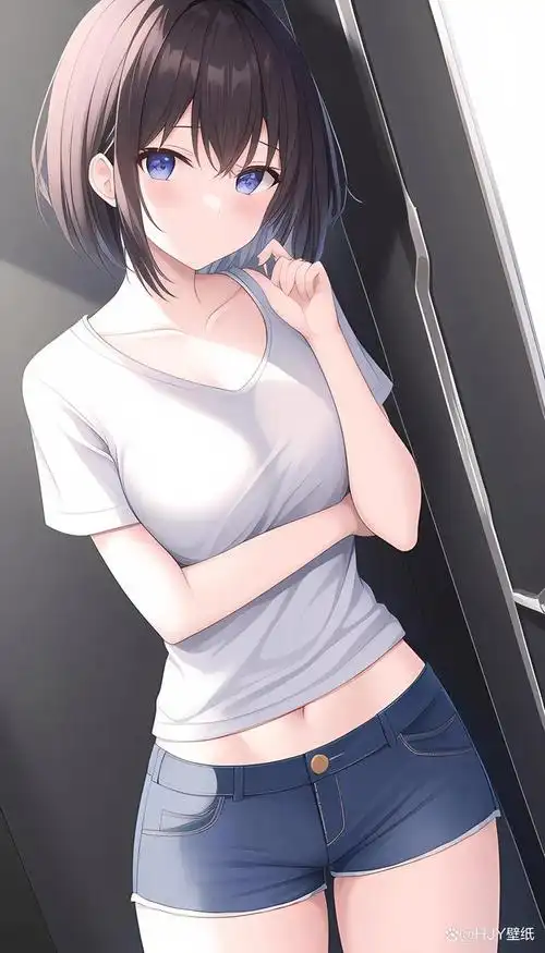 短发女神,动漫女神,高颜值二次元美图壁纸!