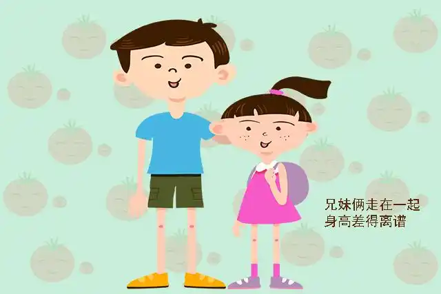 兄妹俩一个每天喝牛奶,一个天天吃钙片,6年后身高差距大!