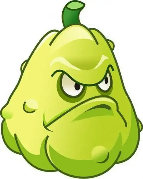 植物大战僵尸窝瓜怎么画 窝瓜简笔画卡通画画法 倭瓜儿童画手绘教程