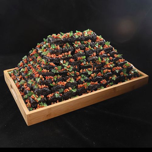 仿真菜品模型 仿真老长沙臭豆腐模型食品食物模型假菜道具文和友臭