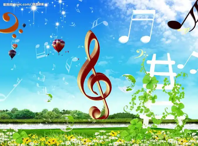 风景之音符图片