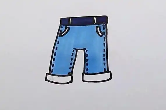 裤子简笔画图片大全 裤子简笔画图片大全集简单