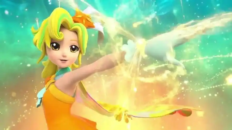 巴啦啦小魔仙希雅找到坏蛋老巢逼问其目的要抓住博士