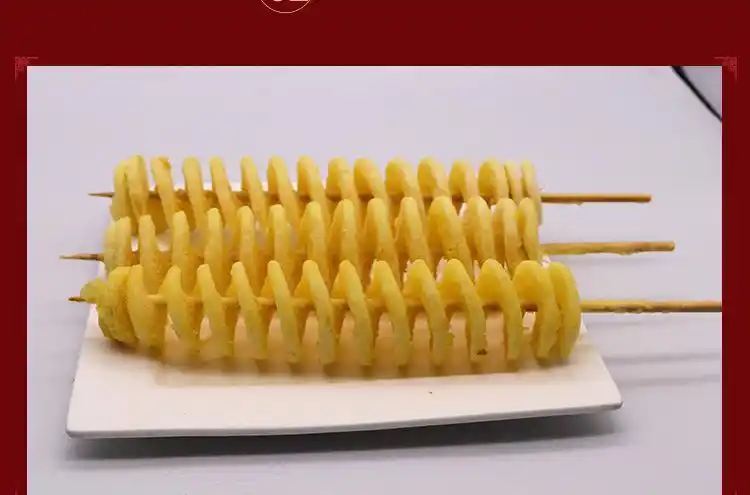 黄金薯塔串旋风薯塔土豆薯塔油炸串串冷冻半成品商用食材10包包邮