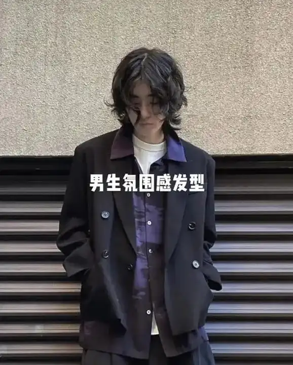 商丘京彩工作室#男生长发 #男生烫发#文艺男   男生法式 - 抖音