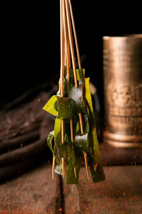 烤海带串图片,烤藕片图片大全_大山谷图库