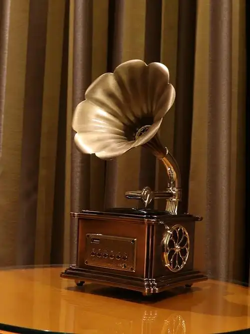 仿古老式留声机复古客厅欧式摆件家用迷你蓝牙无线音响studio