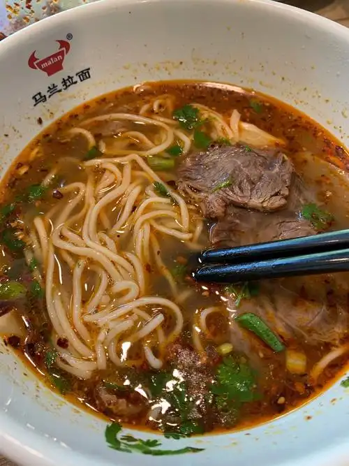 好久没来马兰拉面了,过去初中的时候 ,马