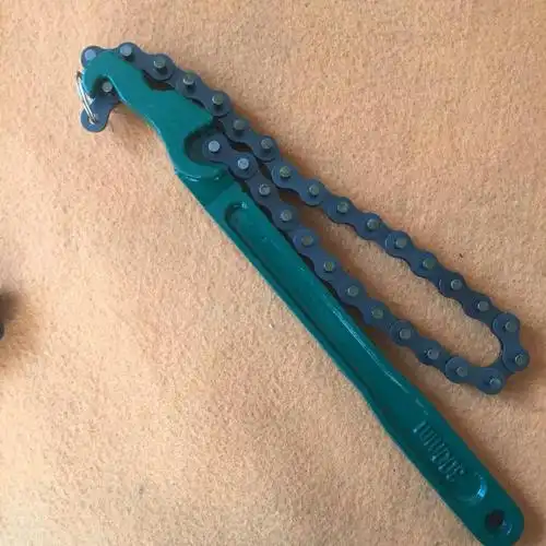 机油滤芯扳手 滤清器换机油格拆装工具链条板手万用机滤扳手(8寸链条)
