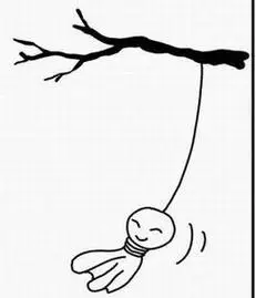 人死亡的简笔画