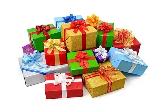 礼物堆图片